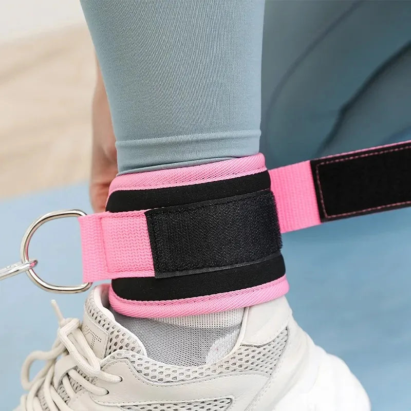 Ankle Strap Resistance Bands Hip Leg Strength Pull Rope Fitness Elastic Training Home