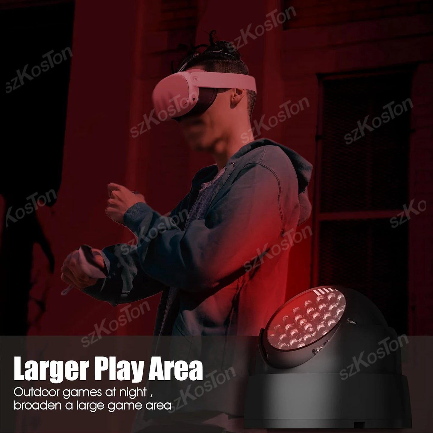 VR IR Illuminator for Meta Quest Enhance Hand Tracking Reduce Drift Infrared Light